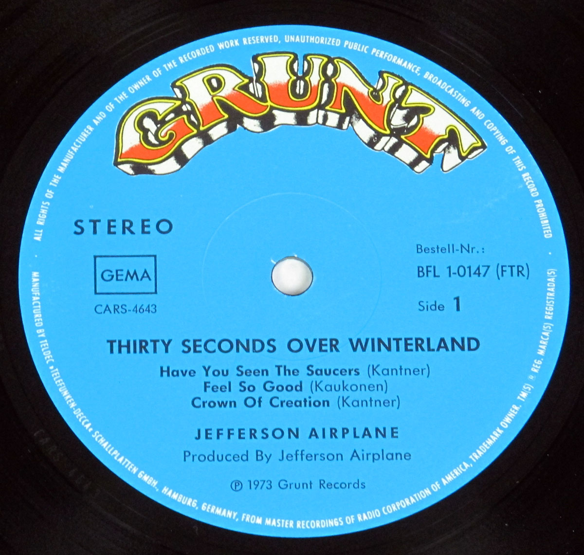 High Resolution Photo of jefferson airplane thirty seconds winterland 